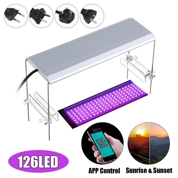 

chihiros 23w 30cm rgb aquarium led lighting light lamp with white blue red adjustable color lid fixture for fish and plant tank