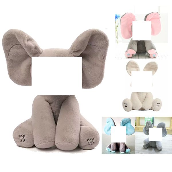 

Peek A Boo Электрический Слон Животных Плюшевые Фаршированные Музыка Кукла Кролик Сл