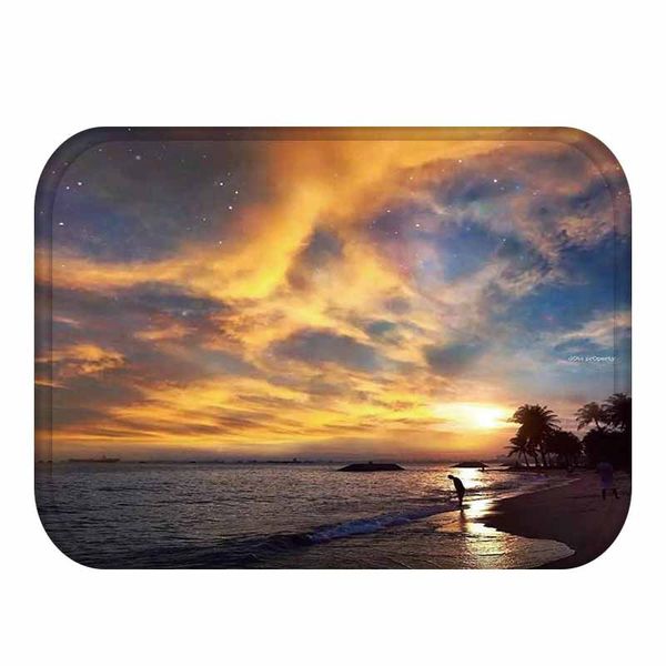 

flannel mat decorative carpet door mat floor living room kitchen bathroom non-slip bedside rug bath bathroom