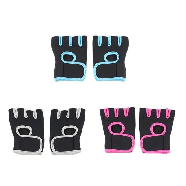 

sport gloves training fitness exercise workout weight lifting gloves, Black