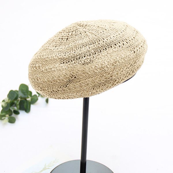 

new design summer women fashion beret hat french style beanie cap solid color hat for women and girls delicate gift hats, Blue;gray