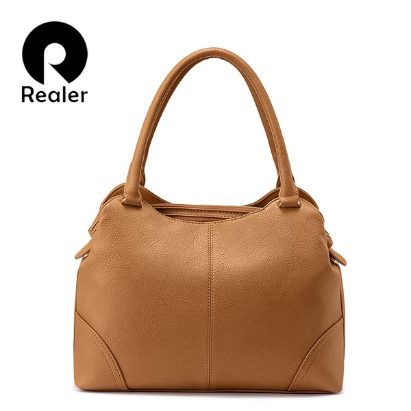 

realer handbags women fashion shoulder bag ladies hand bags designer artificial leather tote bag female