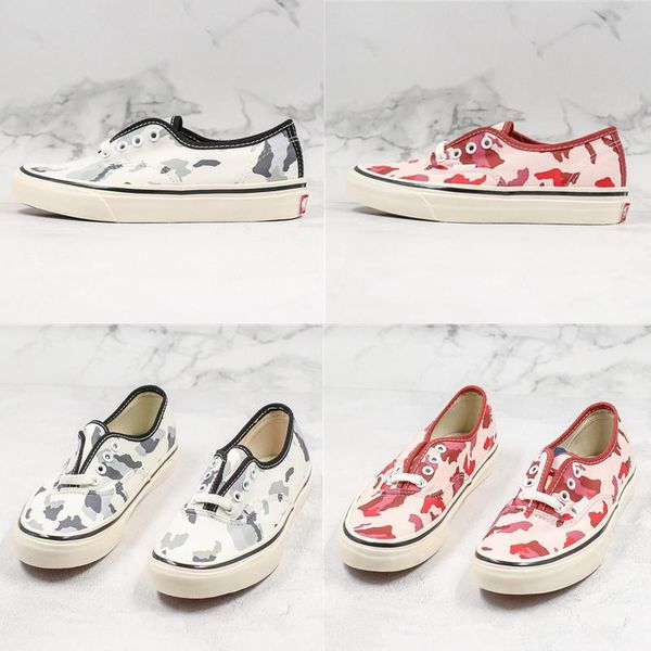 

2020 new camouflage pink gray japanese limited edition authentic 44 dx men women canvas shoes hi burst classic wild tooling style, White;red