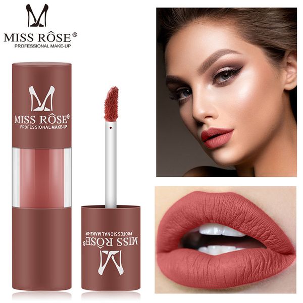 

new matte lipstick miss rose 1pc red lipstick velvet makeup lipsticks long last 0625#30