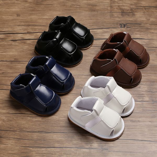 

leisure pu baby toddler shoes soft canvas shoes boys and girls non-slip
