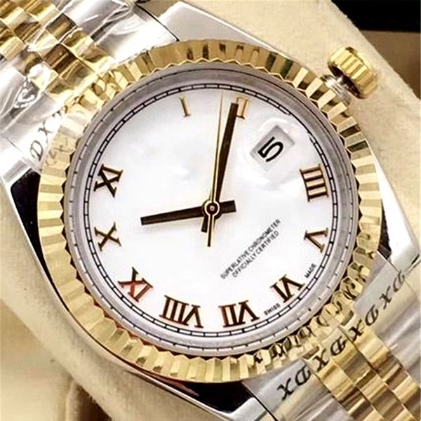 

Datejust 3640mm Автоматические скользящие гладкие мужские юбилейные часы с фиксированн