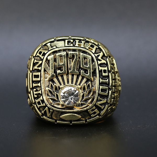

1979 alabama crimson tide college football sec national championship ring, Golden;silver