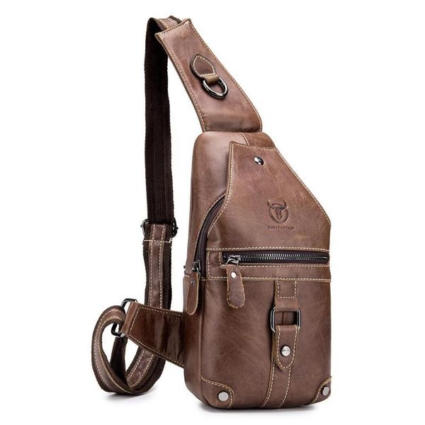 

jhd-bullcaptain genuine leather men messenger bag casual crossbody bag fashion men's handbag men chest male shoulder