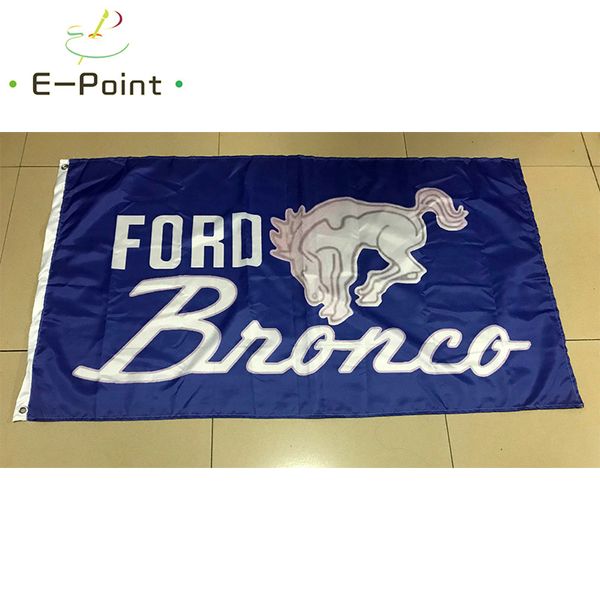 

Ford Bronco Car Flag 3 * 5 футов (90 см * 150 см) Полиэстер флаг Баннер украшения летающий дом сад