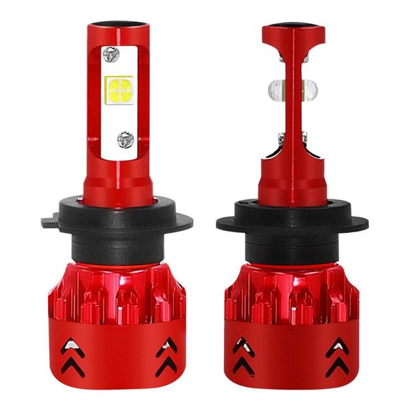 

mini7-h7 автомобильные светодиодные лампы фара 60w ip68 6000k 9600 люмен чрезвычайно conversion kit яркий chips