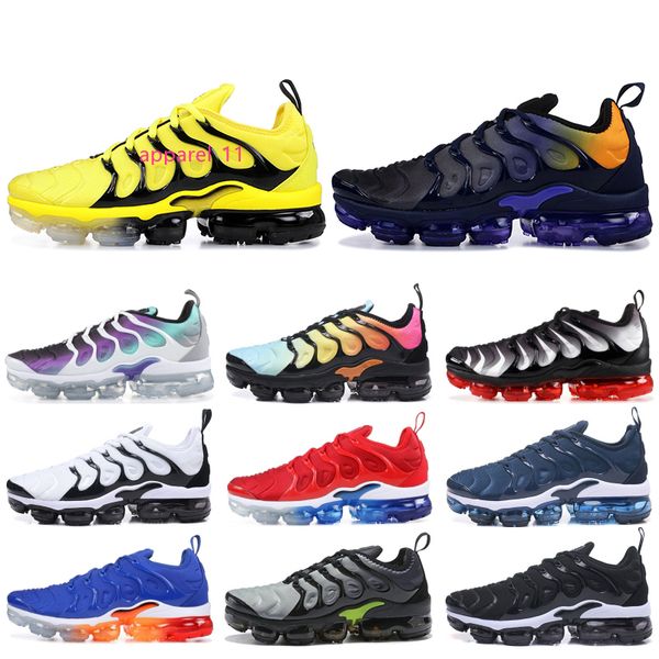 

plus tn designer men women sneakers hyper blue sunset game royal ultra white black tn trainers sport running shoes 5-11