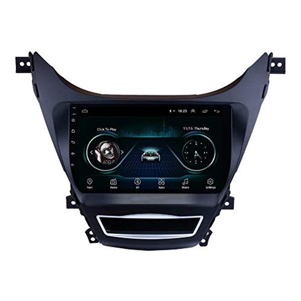 Android 9 pollici HD Touchscreen Car Video Radio Navigazione GPS per Hyundai Elantra 2012-2014 con lettore multimediale Bluetooth