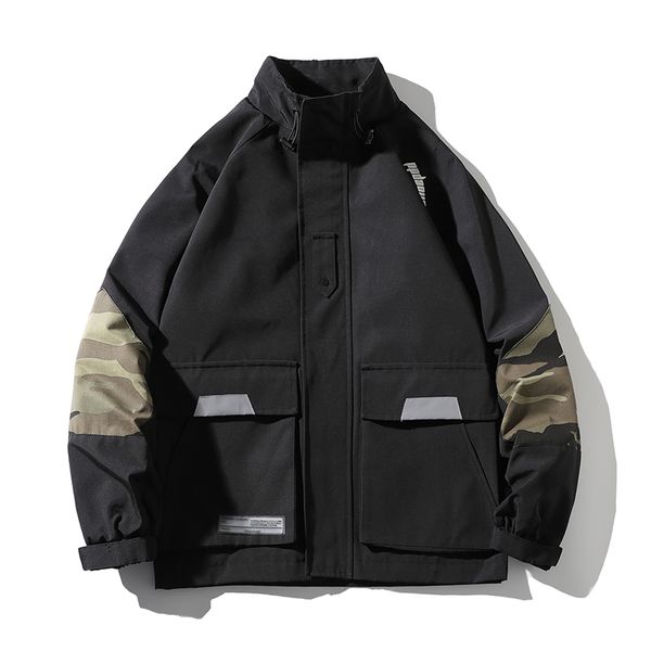 

весна ма-1 бомбардировщик мотоциклетная куртка мужская пилот бомбардировщик куртка мужская свободная уличная мода пальто топы мужской плюс р, Black;brown