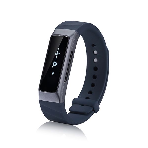 

health managment c1 smart watch heart rate oxygen pressure pulseblood wristband bracelet oled sport, Slivery;brown