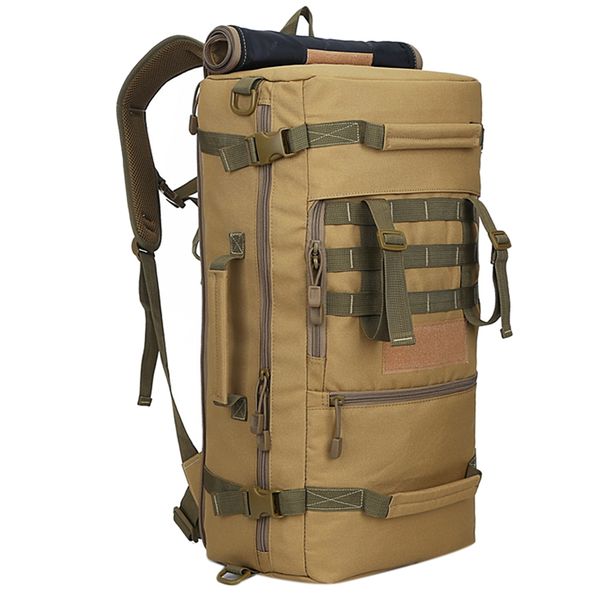 

50l camping backpack sports hike bags mountaineering bag men's hiking rucksack travel backpack