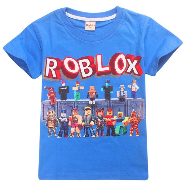 2020 Roblox Kids Tee Shirts 6 14t Kids Boys Girls Cartoon Printed Cotton T Shirts Tees Kids Designer Clothes Dhl Ss248 From Zhengwy1983 5 5 Dhgate Com - dhl promo roblox
