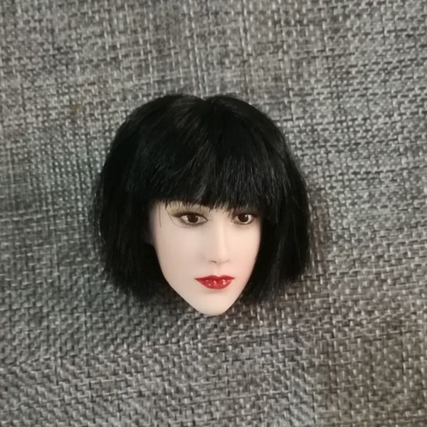 2020 Asian Killer Collection 1 6 Scale Black Short Hair Head Ace