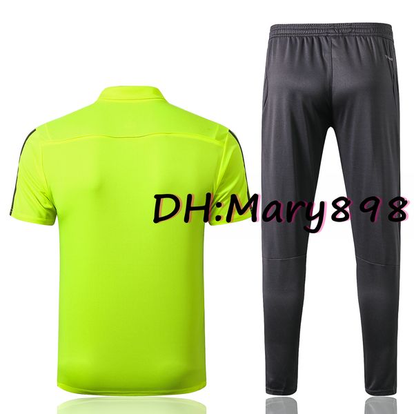 

any mens short sleeve trousers training suit soccer jersey / custom name and number / need to contact inquiry whether there is inventory, Black