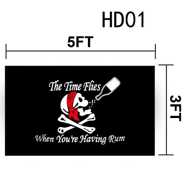 2020 3x5 Ft Custom Skull Pirate Flag Halloween Banner Home Holiday