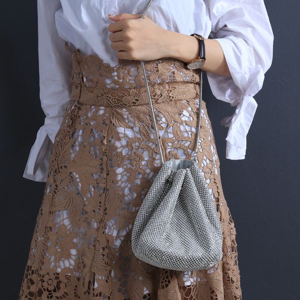 

fashion rhinestones women clutch bags diamonds evening bags women handbag party crystal wedding bridal chain ladies shoulder bag