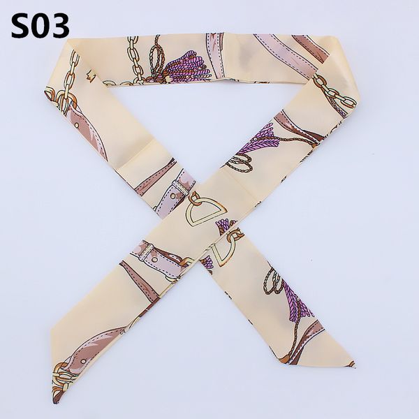

on-sale 2020new arrivals bag scarf print silk scarf women small bag ribbon fashion female hair ribbons fashion handbag scarves headband band, Blue;gray