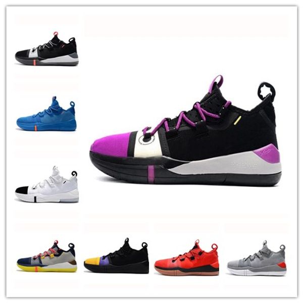 

New Cheap Men Kobe AD EP Mamba Day Sail Multicolor Basketball Shoes Wolf Grey Orange Top Quality Black Wite Trainers Sports Sneakers