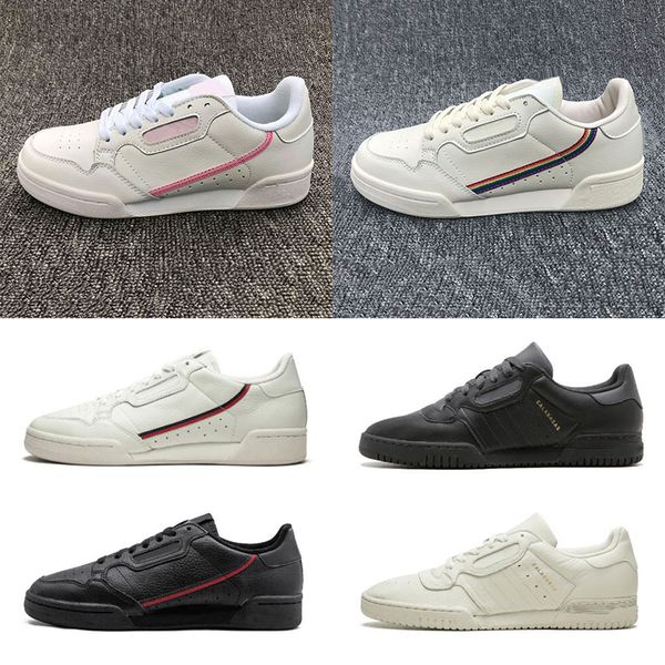 

arrival calabasas casual shoes continental 80 cloud white grey powerphase core black white mens womens sports sneakers size 36-45