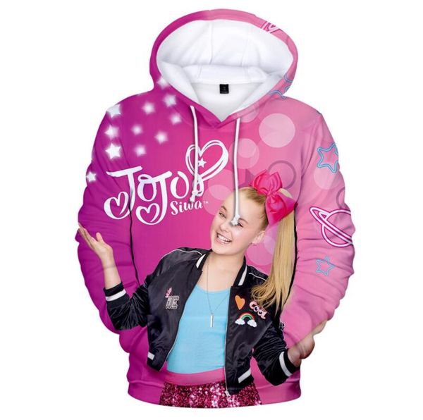 

jojo сива girls mix и match подпись bow hoodie bomber и jogger мужские и женские с капюшоном свитер, Blue