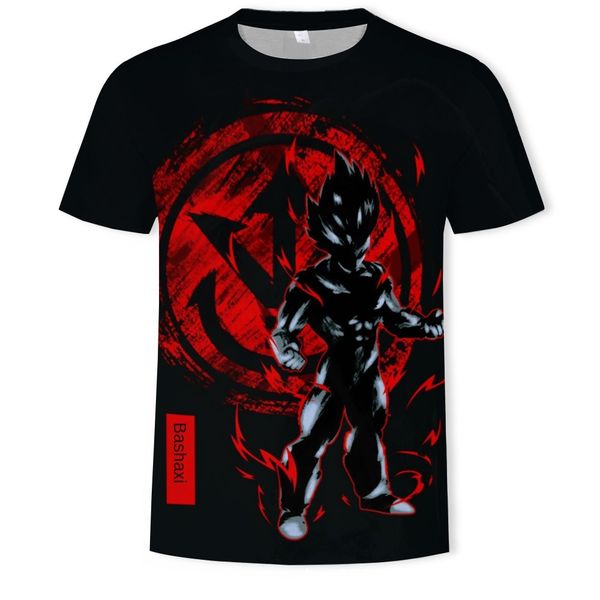 

mens designer quick buy cartoon short sleeve dragon ball series pullover t-shirt leisure, White;black