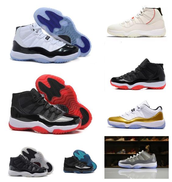 

new 11s basketball shoes gamma blue concord space jam bred legend high low women mens 2019 designer 11 shoes sneakers with box