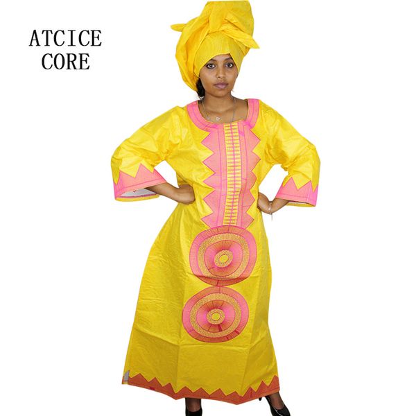 

african dresses for women dashiki dress soft material embroidery design dress long dresses without scarf, Red