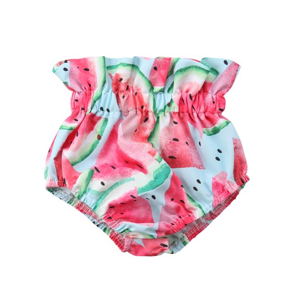 

2018 summer cotton baby boy girl pants shorts watermelon bloomers panties shorts, Black