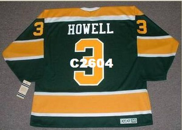 

men #3 harry howell california golden seals 1970 ccm vintage retro home hockey jersey or custom any name or number retro jersey, Black;red