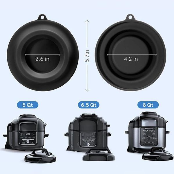 

rice cooker lid stand silicone lid holder accessories compatible with for ninja foodi 5 qt 6.5qt & 8 qt kitchen bracket #316 other kitchen