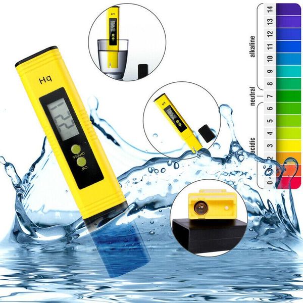 

lcd digital ph tester meter pen aquarium pool water wine urine ph-2 ph-02 protable pen type ph meters pens