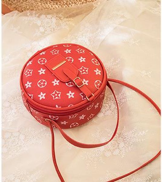 

bags female 2020 new female trend round cake bag wild shoulder messenger bags small bag