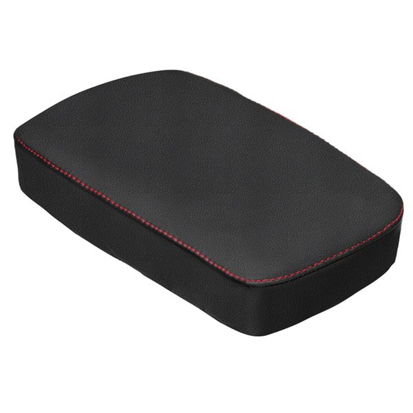 

car pu leather central armrest box cover protection for kona encino 2018 2019 red line
