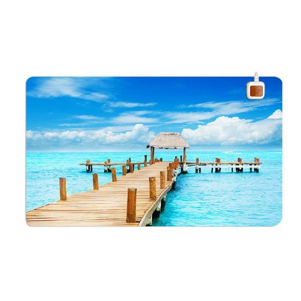 

mouse pads & wrist rests fashionable deskwarm heating pad rubber computer notebook gaming mat anti-slip lapmousepad