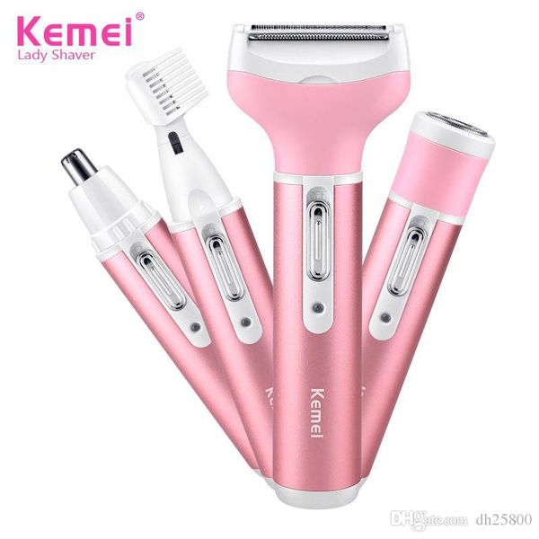

kemei km-6637 electric nose hair trimmer eyebrow shaver four in one new ing