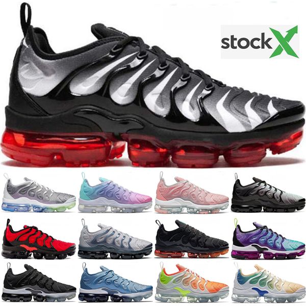 

stock x 2020 mens trainers cushions running shoes tn plus fashion usa light menta light current blue women sneakers