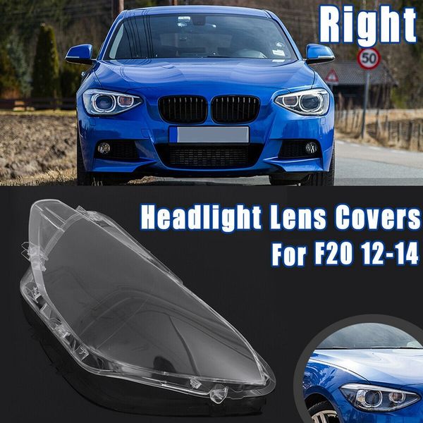 

headlight head light lamp headlight lens cover for x1 f20 116i 118i 120i 2012-2014 replacement covers case shell