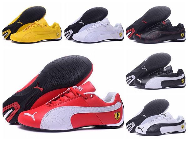 

men shoes suede leather casual sport racing red black sneakers future cat leather sfrrunning athletic puma shoes