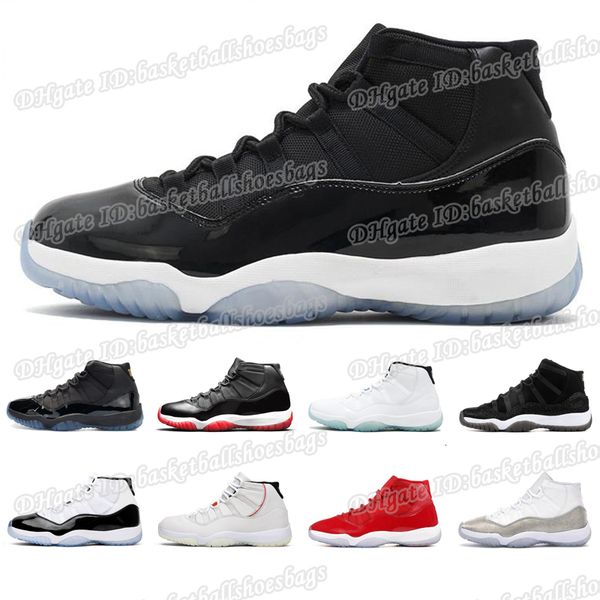 

11s men women 11 basketball shoes new bred concord space jam gamma blue navy gum mens trainer sports sneakers bsb