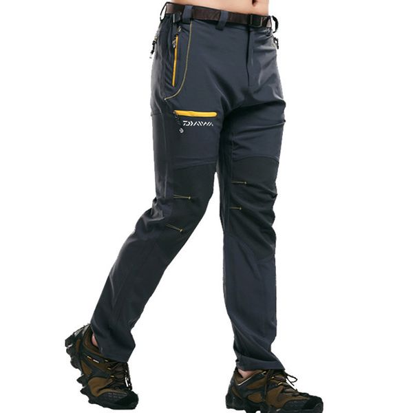 

1pc men summer fishing trousers clothing spring outdoor hiking climbing waterproof pants breathable quick-dry tight long pant