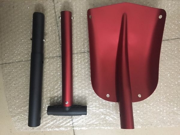 

foldable multifunctional shovel camping snow shove aluminum alloy snow shovel iron handle outdoor ski sport snowboard tool