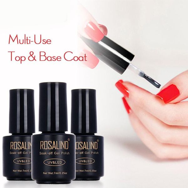 

nail gel 2pcs coat & base set uv diamond polish primer art accessories, Red;pink