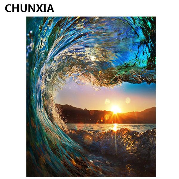 

chunxia painting by numbers diy framed oil paint pictures wall art home decor unique gift a003
