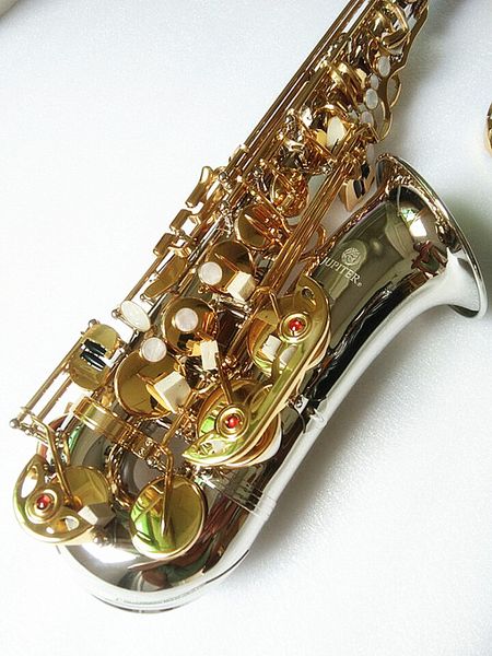 Neues Saxophon JUPITER JAS-1100SG Eb Altsaxophon Goldschlüssel Sax Alto Professionelles Musikinstrument mit Mundstückrohrblättern Kostenlos