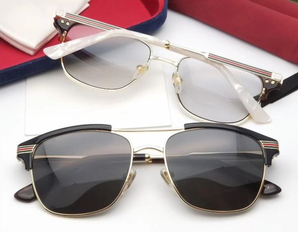 

wholesale-sunglasses for women designer fashion square summer style rectangle full frame uv protection lens come with case, White;black