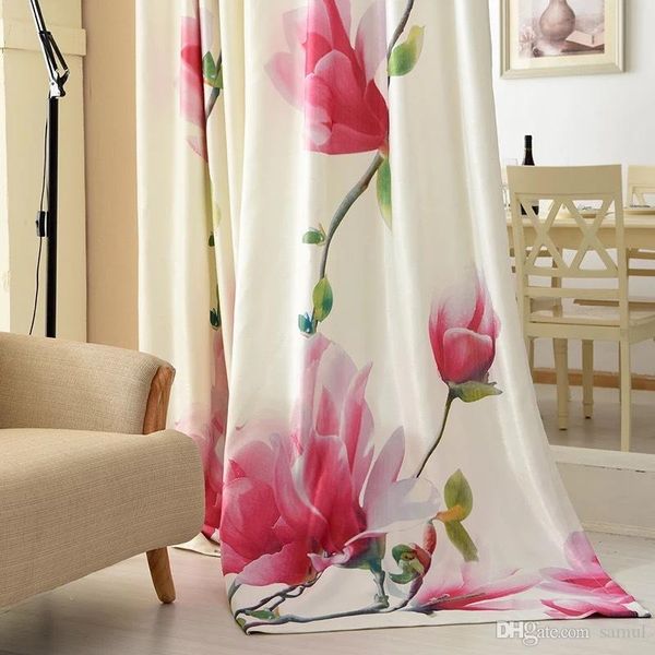 2019 3d Digital Printing Fixed Width Curtain Fabric Wholesale And